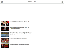 Tablet Screenshot of pressturk.com